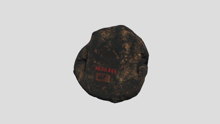 Met Museum 36.30.249 Sasanian Sealing 3D Model