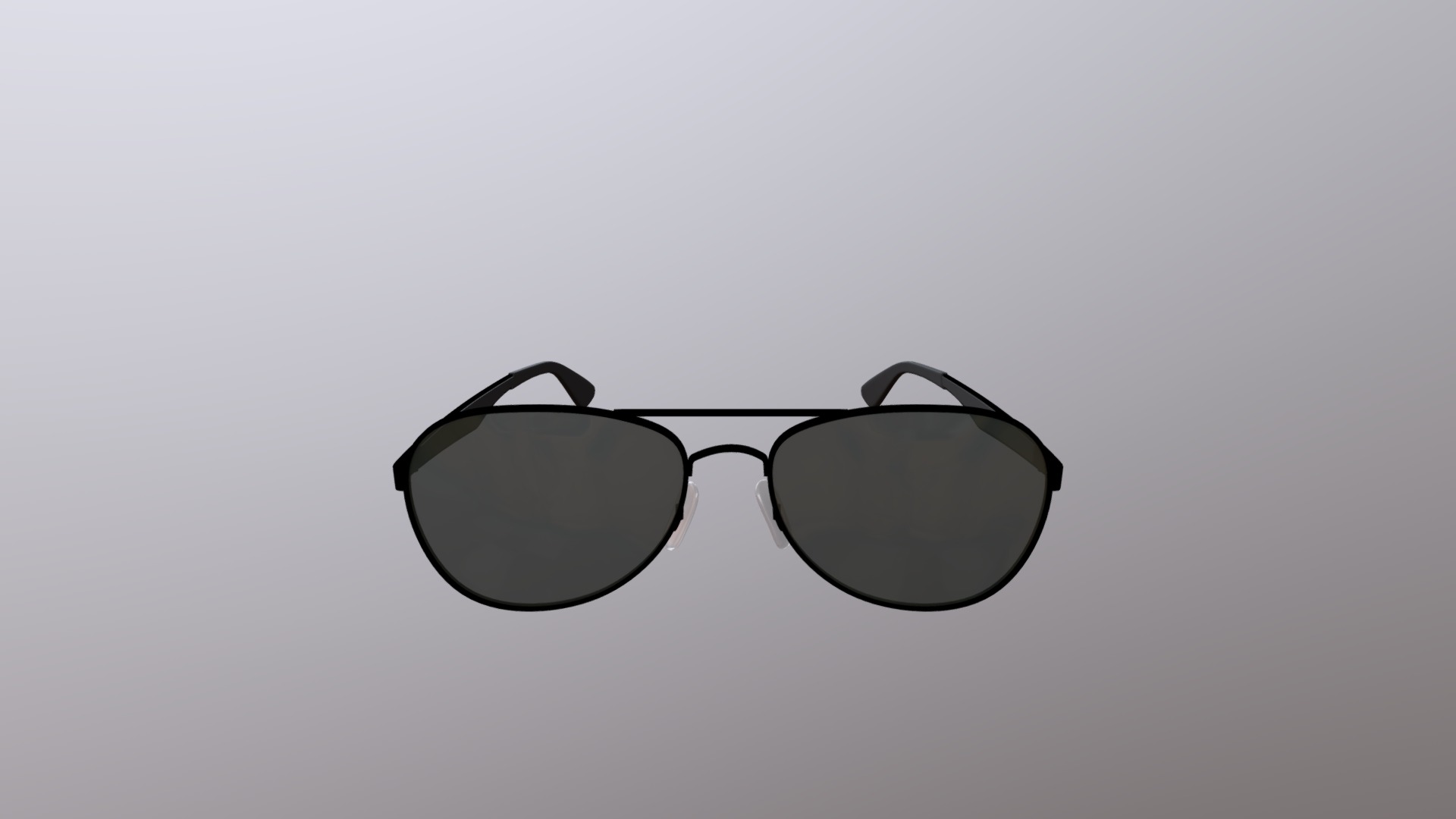 3D model Black Polarized Sunglasses - This is a 3D model of the Black Polarized Sunglasses. The 3D model is about a pair of sunglasses.