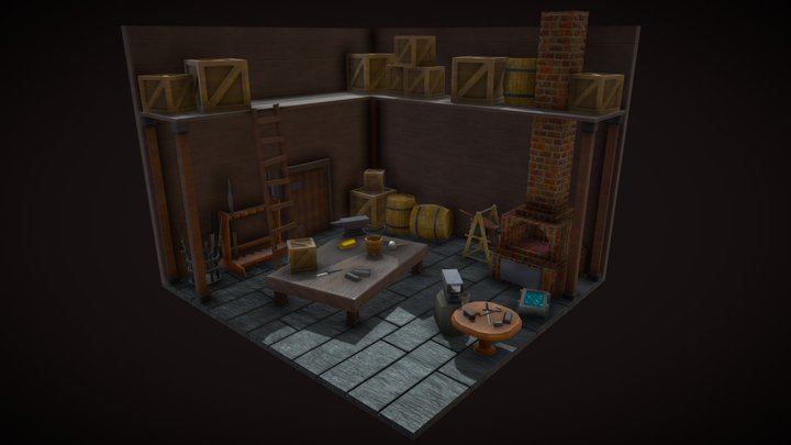 Checkpoint2 - Medieval Forge 3D Model
