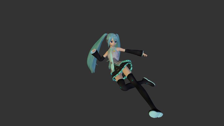 MikuTest 3D Model