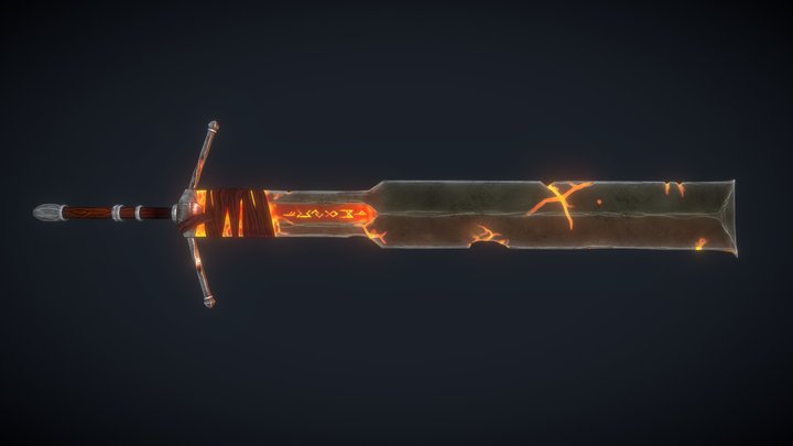 StoneBlade 3D Model