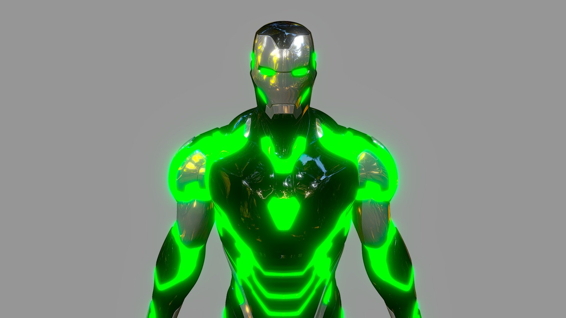 ironman mark 85 custom painted!