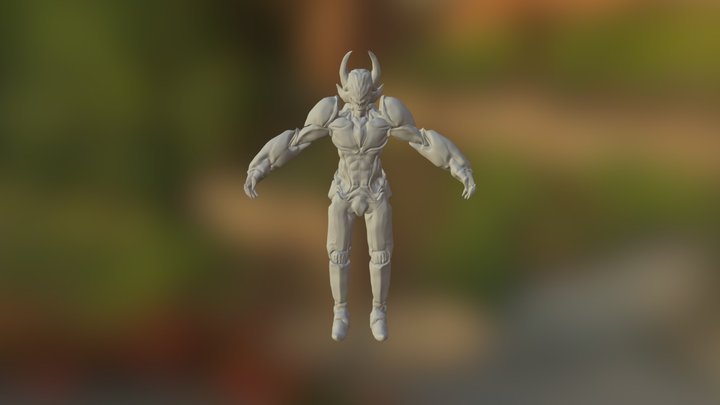 Wolf Based Armor 3D Model