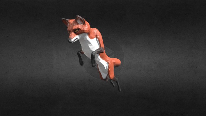 Boxy Foxy 3D Model