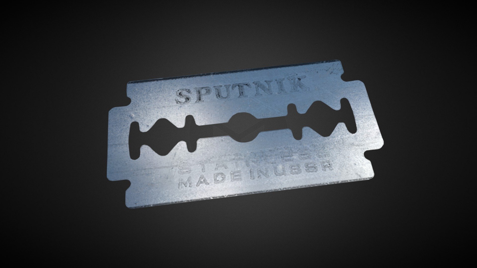 Razor Blade 3D model by Grishmanovskij Anton (GrishmanovskijAnton