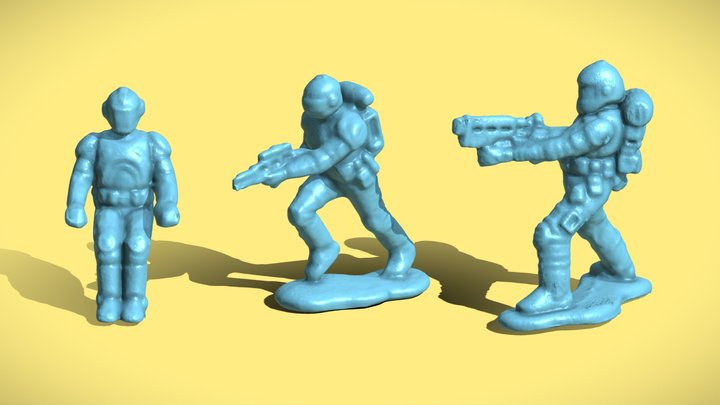 80s GULLIVER SPACE RAIDERS - 3D SCAN 3D Model
