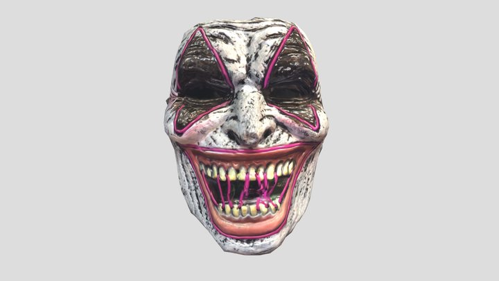 Riot Clown Mask – Free 3D Model STL