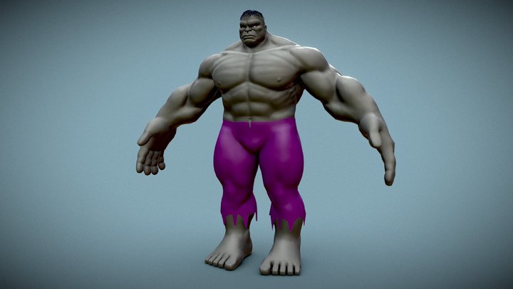 Hulk Wip 3D Model