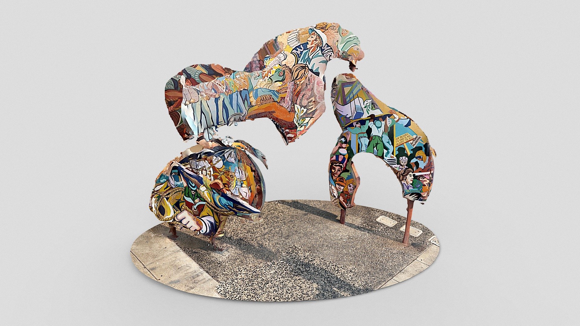 Painted sculpture, San Francisco