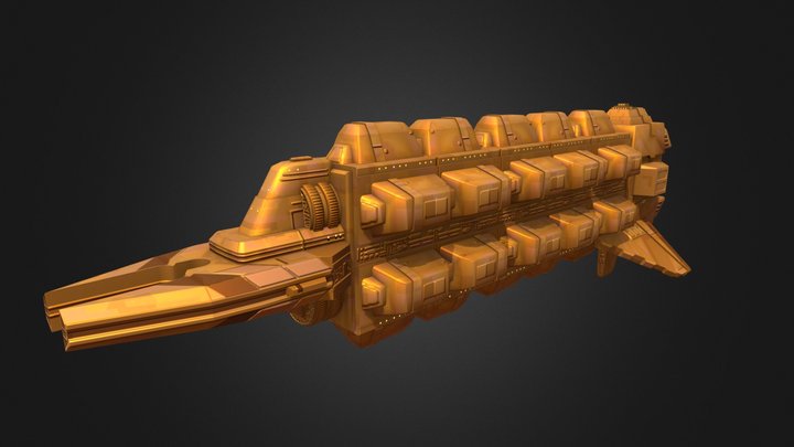 Star Trek - Cardassian freighter Groumall – Modello 3D gratuito STL