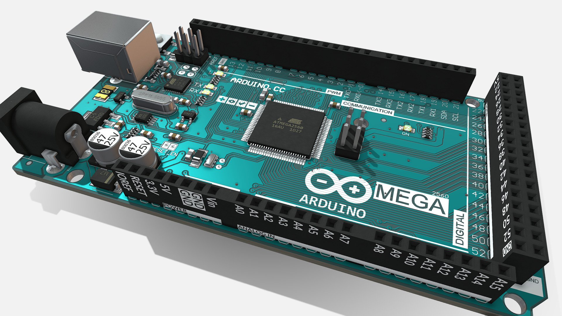 Arduino A000067 Arduino Mega 2560 Rev3 Board ATmega2560 57 OFF