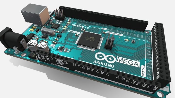 Arduino MEGA 2560 REV3 3D Model