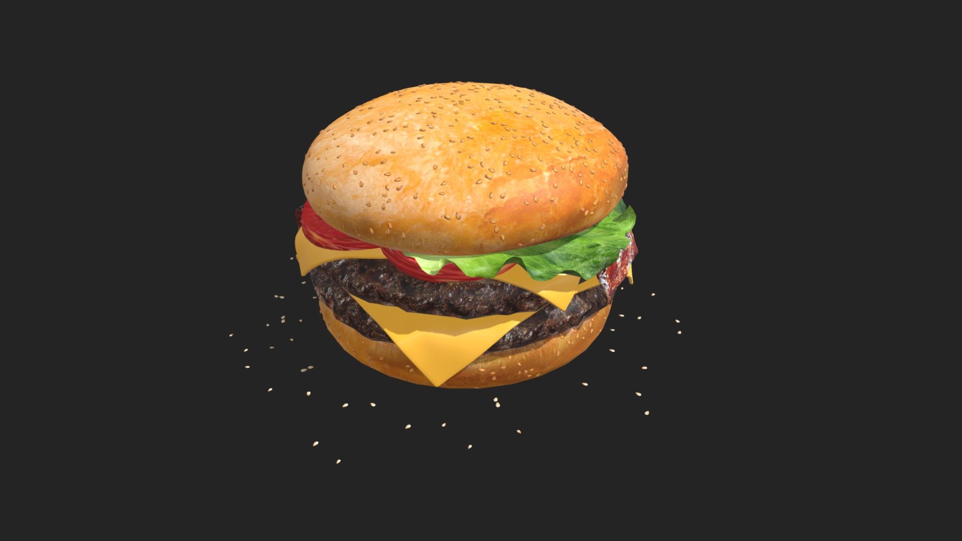 Burger Animation - 3D model by Erandaka (@erandaka007) [133fa64 ...