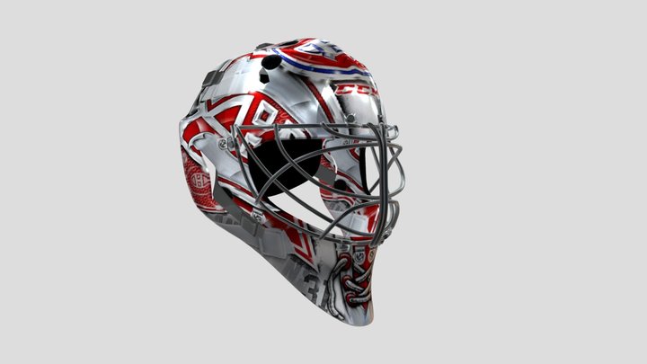 Goalie Mask 3D Model
