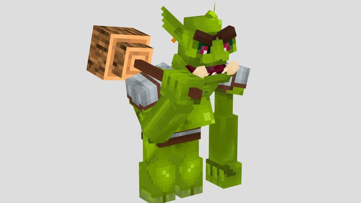 Goblin Boss 3D Model