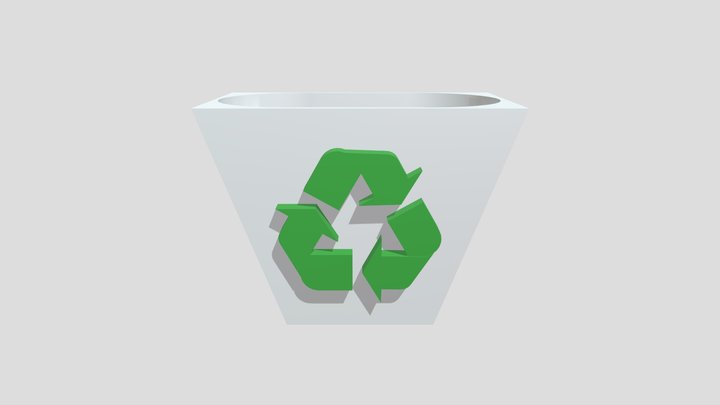 Recycle Bin Windows 95 edition 3D Model