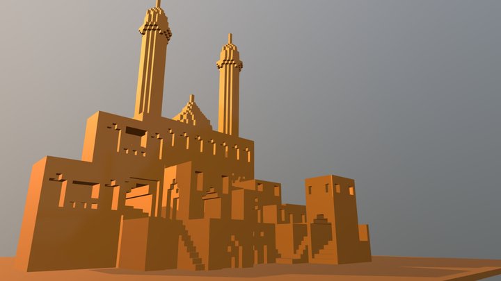 Stone Home 3D Model