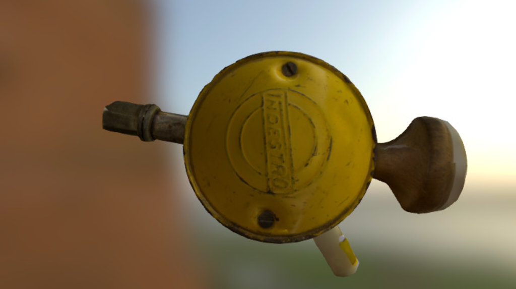 3D Scanned Antique Hand Drill