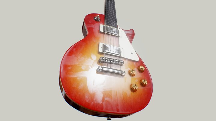 Guitar Les Paul 3D Model