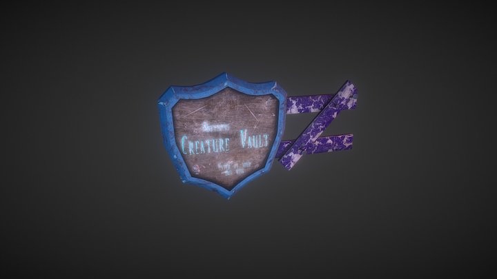 Shop Sign 3D Model