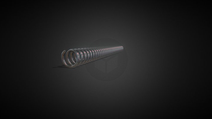 Long Spring 3D Model