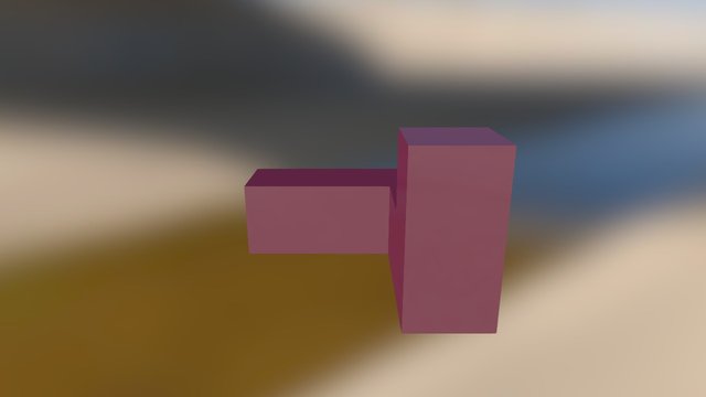 Puzzle Cube Pink 3D Model
