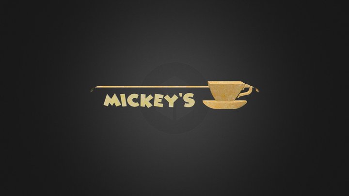 Mickey's kyltti 3D Model