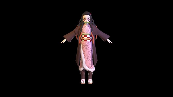 Nezuko 3d Models Sketchfab 