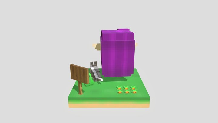 Avecia Chibi 3D Model