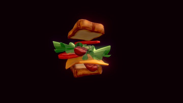 Sandwich 3D Model