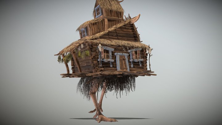Chicken Leg House 3D Model