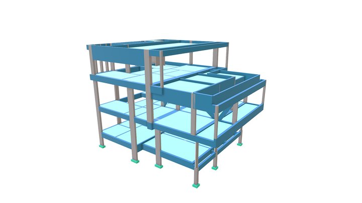 PROT - Vão 12m RS 3D Model