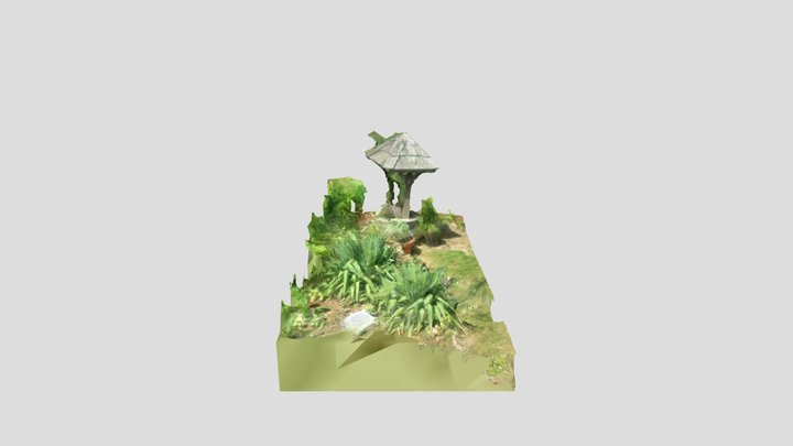 Wishing Well Garden 3D Model