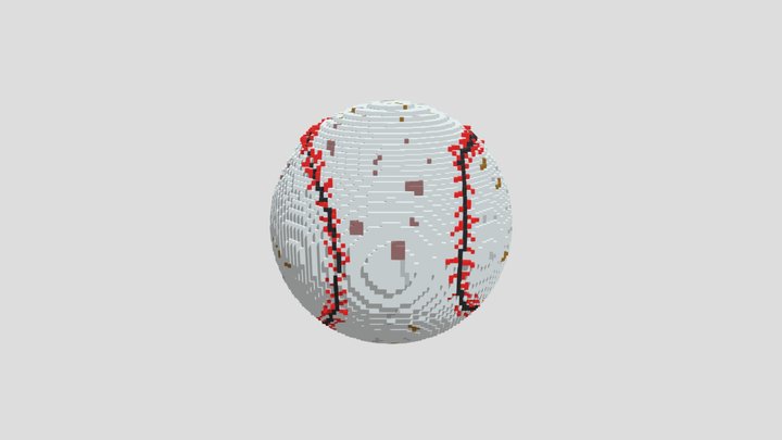 Baseball 3D Model