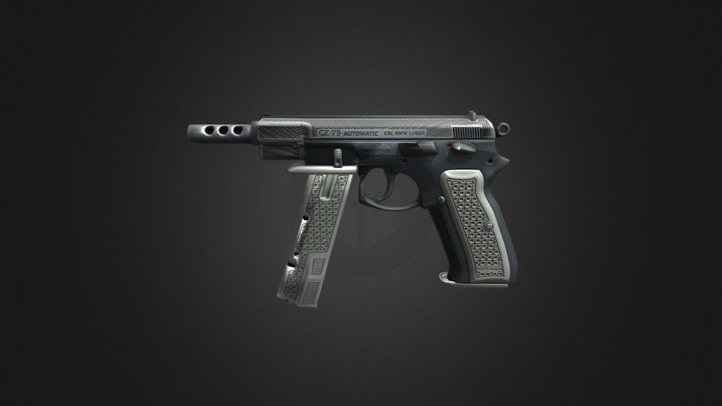 CZ75Auto Imprint 3D model by [134de35] Sketchfab
