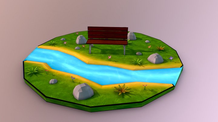 River 3D Model