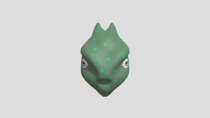 Little Monster Fish 3D Model