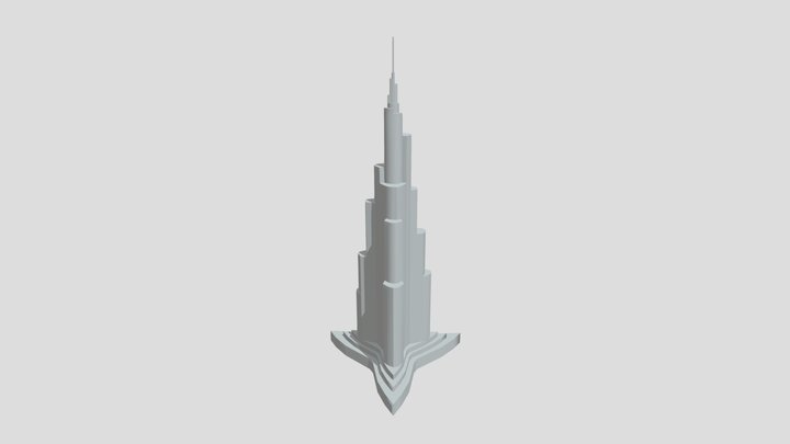Monument Project - Burj Khalifa 3D Model