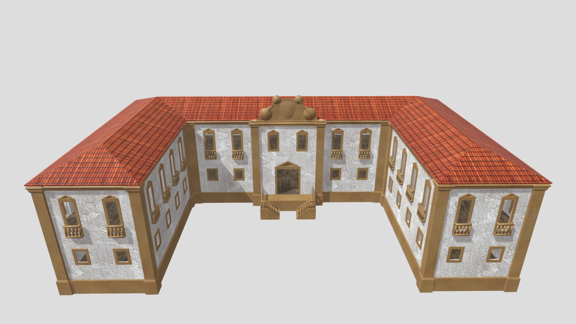 Low Poly Portuguese Palace