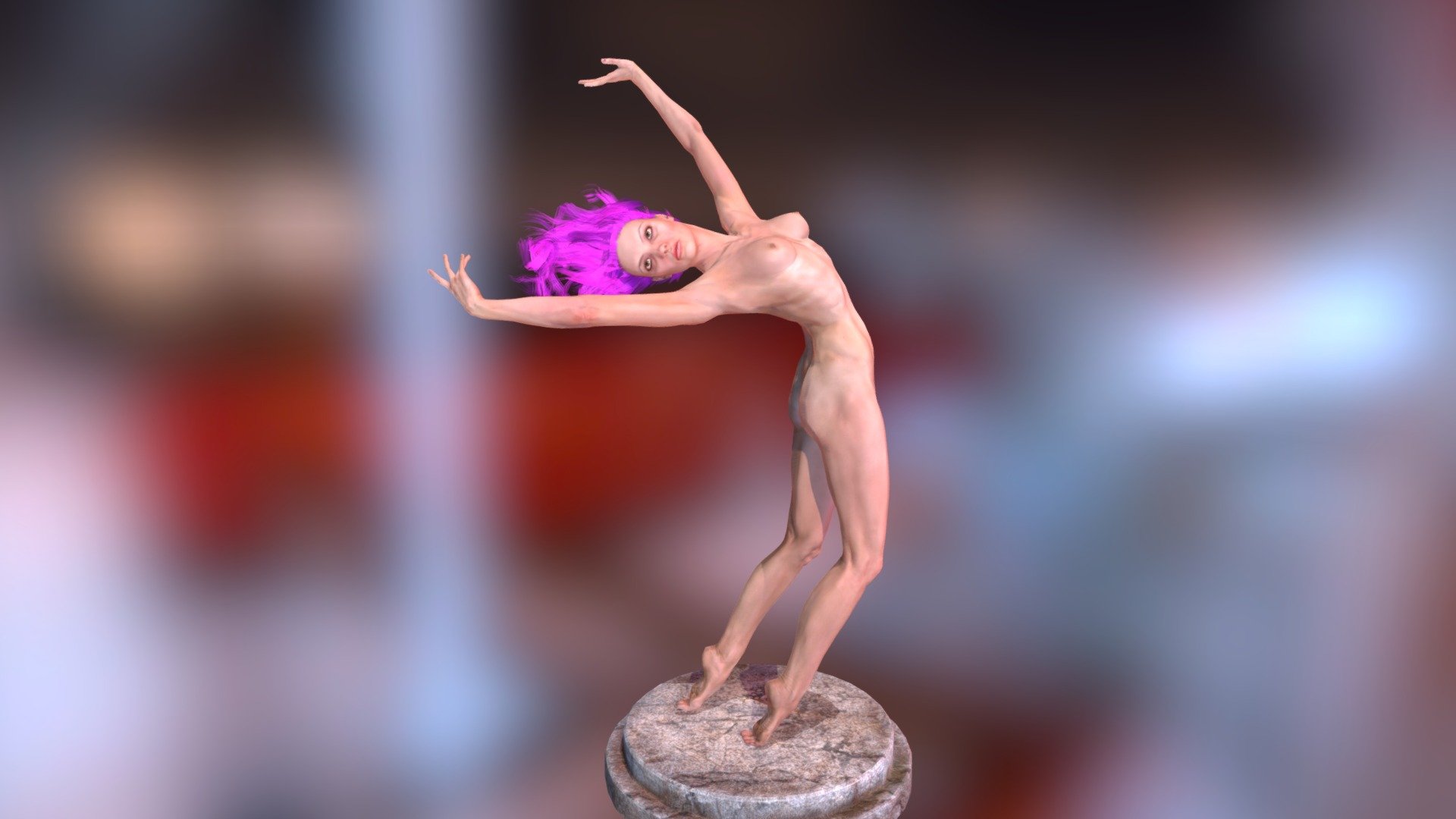 ArtStation - nude ballet dancer