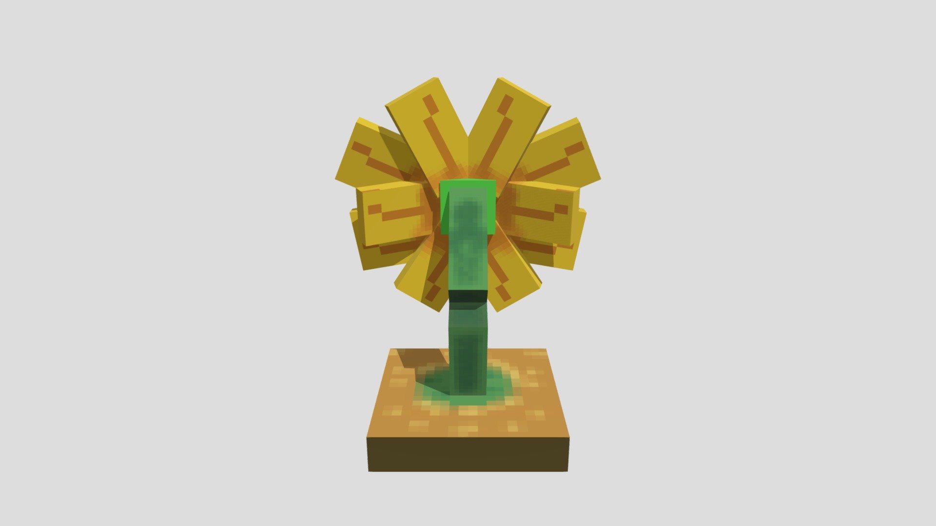 Flowey the flower 3d - 3D model by derpy.gibus [1351f66] - Sketchfab