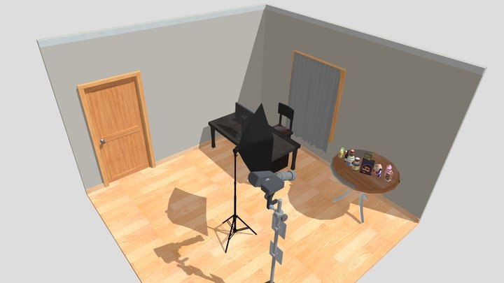 Mini Studio For Promotion 3D Model