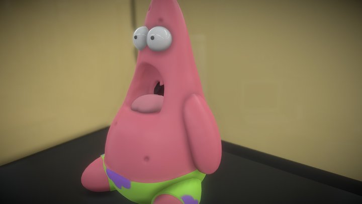 SURPRISED PATRICK 3D Model