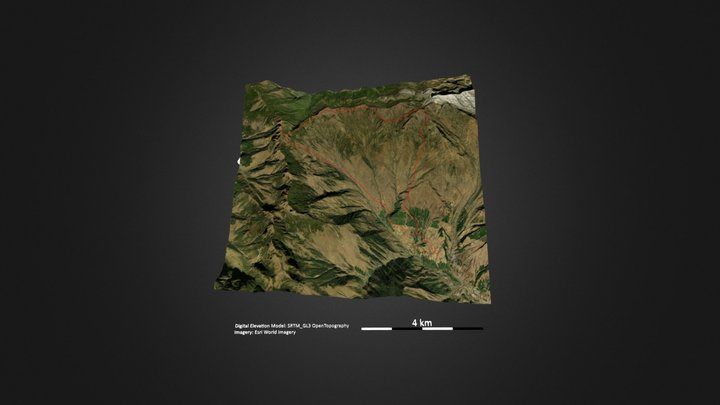 东川_雪岭（马鬃岭环线） – Free 3D Model STL