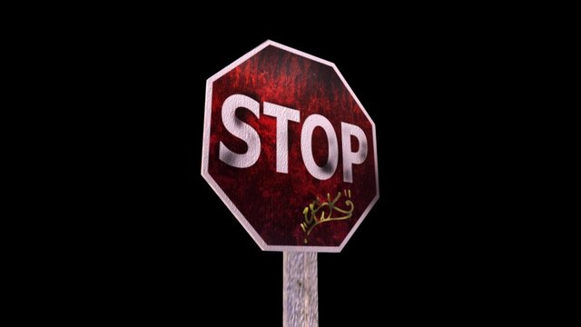 Stop Sign 3D Model