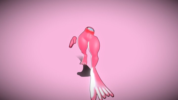 Sussy Amogus 3D Model