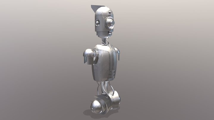 Old School Robot 3D Model