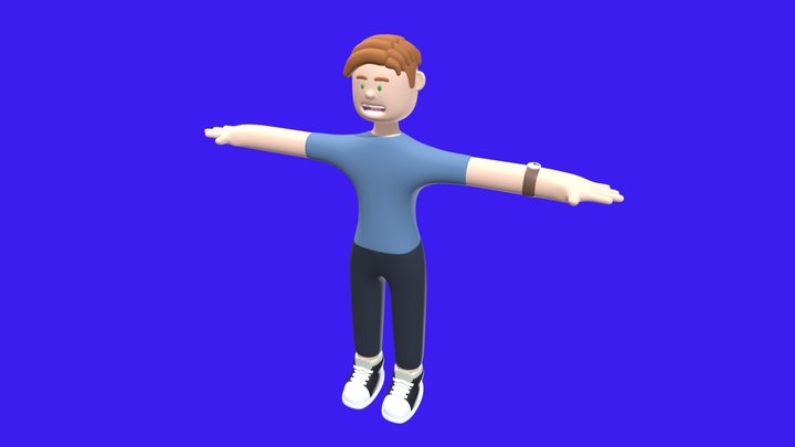 Erik - base pose 3D Model