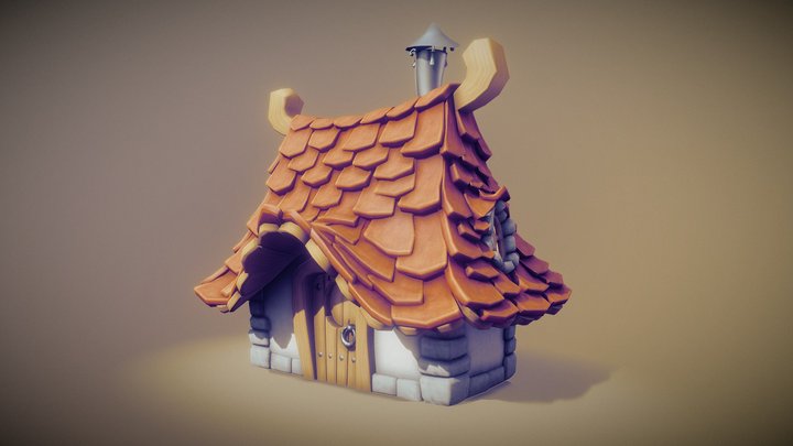 Moovie Toons - Stone House 3D Model