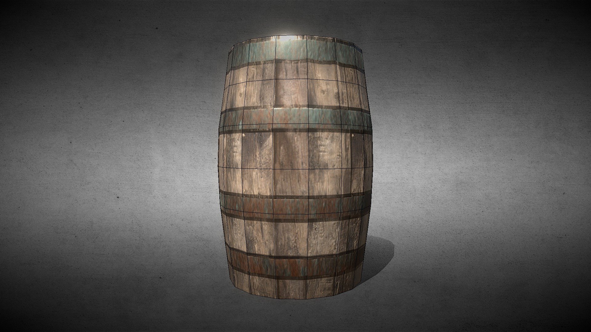 Barrel Game Ready PBR (LOW)